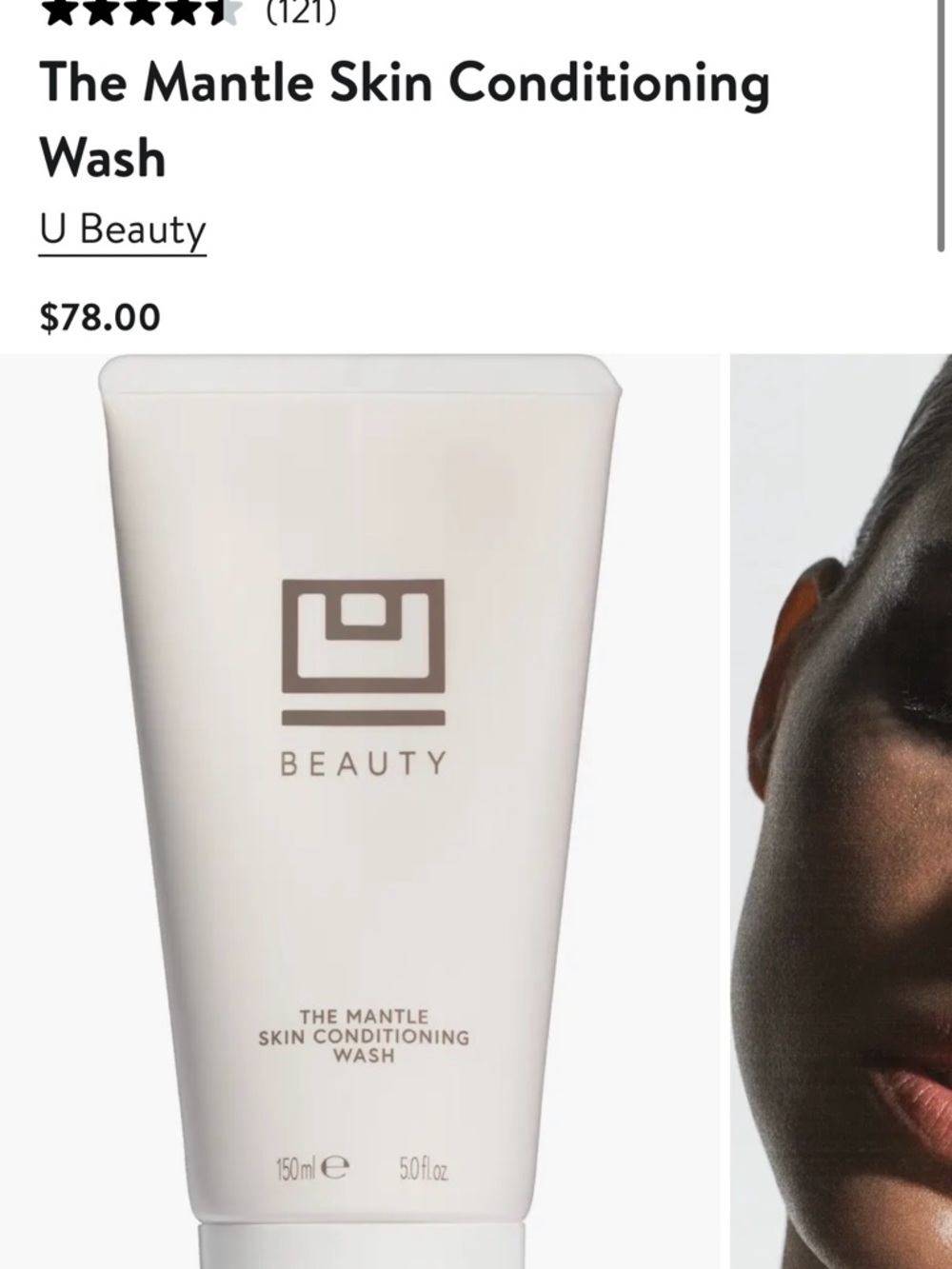 U Beauty The Mantle Skin Conditioning Wash — Cream